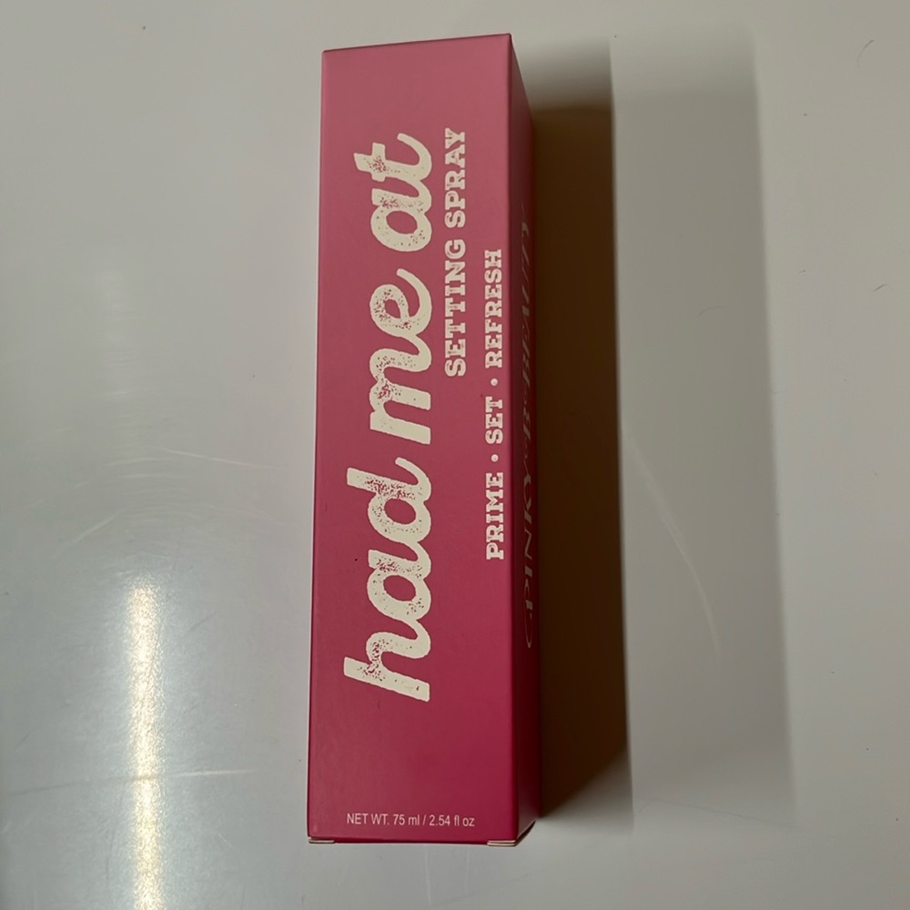 Pinky B Beauty Had Me At Setting Spray for face. Prime. Set. Refresh. NEW in box